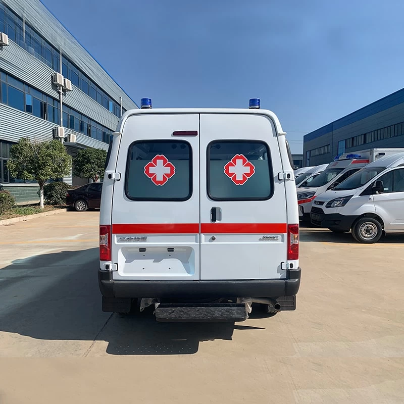 JMC 4*2 good quality ambulance Back Image