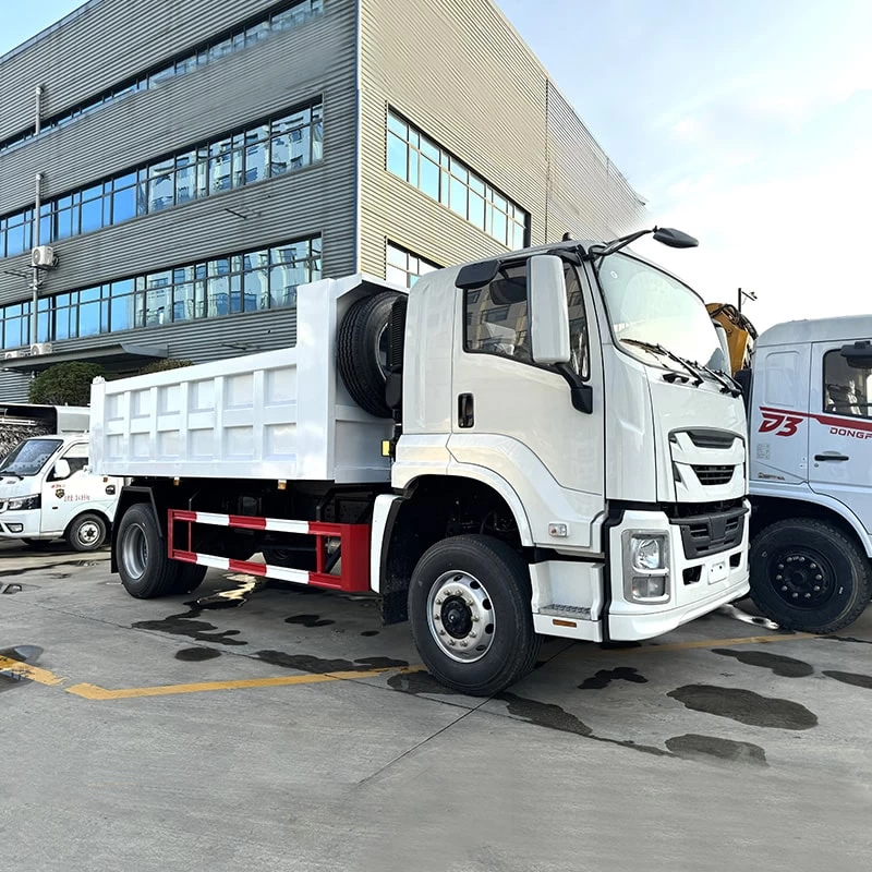 Isuzu brand new or used 4*2 6 wheel isuzu dump truck price Oblique Front View
