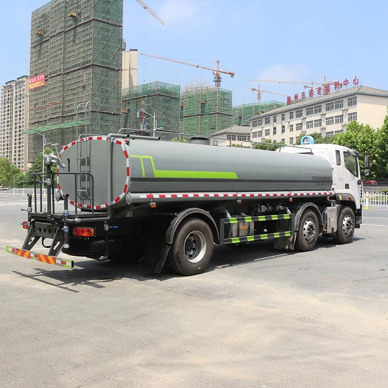Foton 6*2 water tank truck with cheap price Oblique Back Plot
