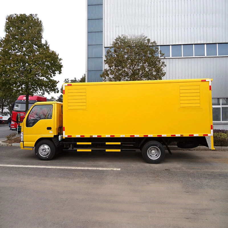 Isuzu 300kw energy storage emergency power bank generator Front Side View 
