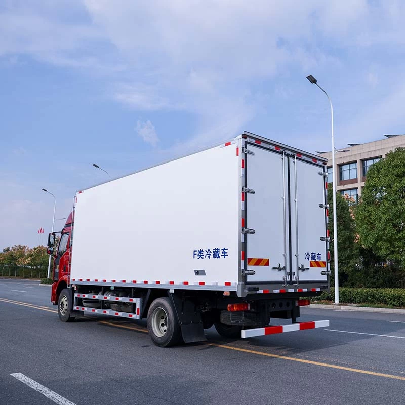 HOWO 8x4 refrigeration unit for refrigerated van truck Oblique Back Plot
