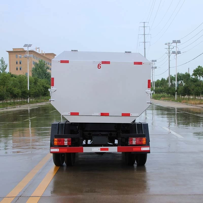 Foton 5m3 side self dumping and loading garbage truck Back Image
