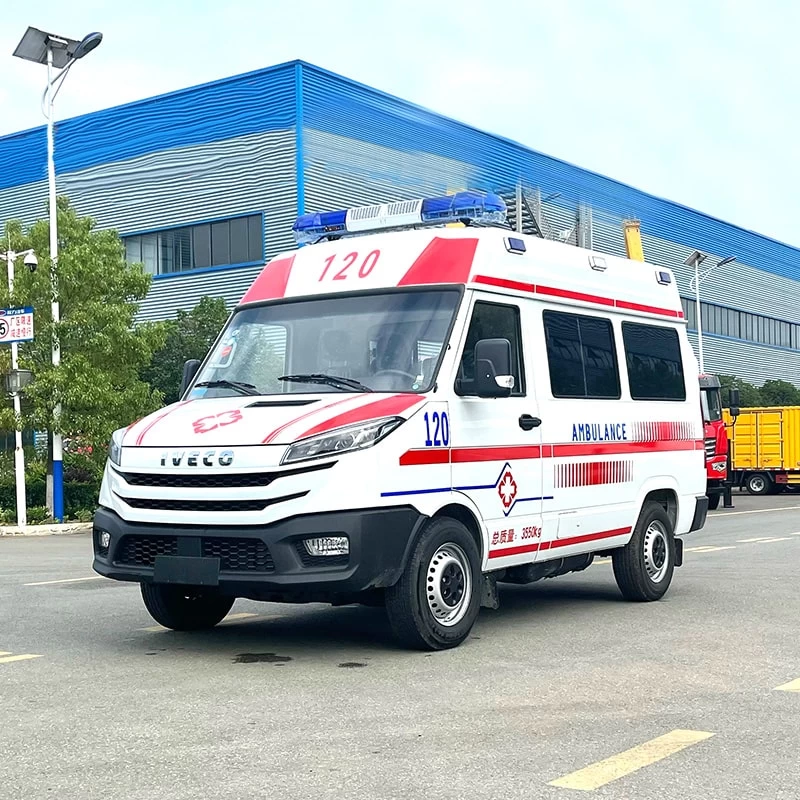 Iveco Monitoring ambulance Oblique Front View