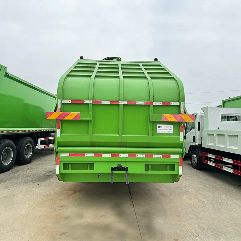 Sinotruck Howo 6 X 4 20 CBM Compactor Garbage Truck Price Back Image
