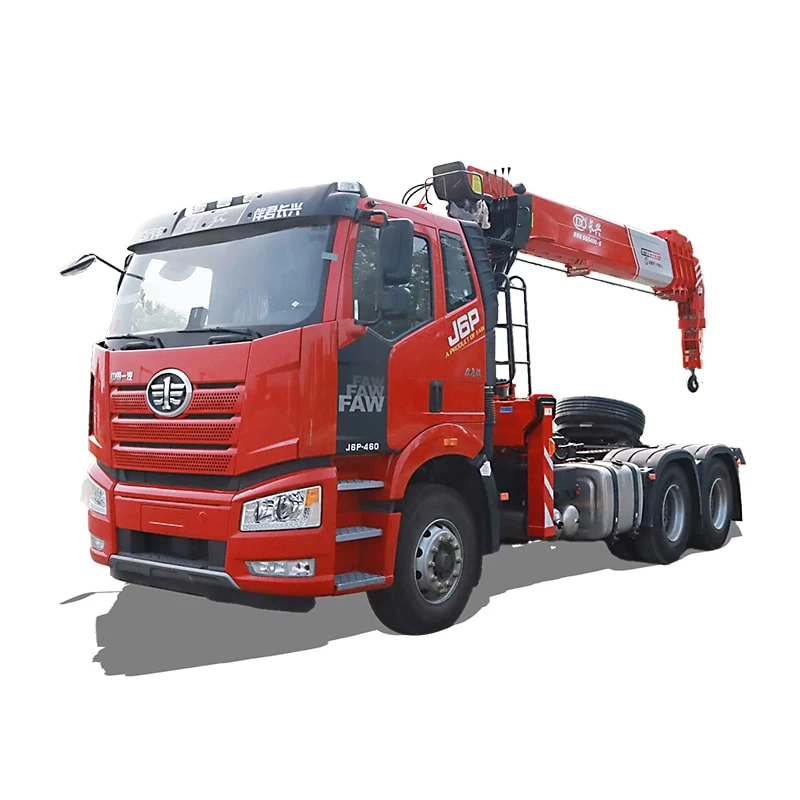 FAW 16 tons telescopic boom truck mounted crane Thumbnail