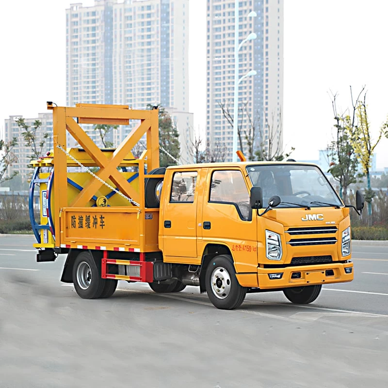 Chinese factory JMC 70K Anti Collision Buffer Trucks Oblique Front View
