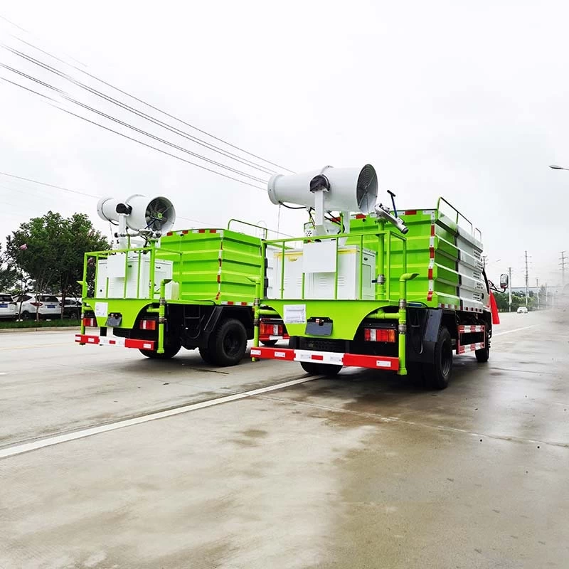JMC 4*2 5tons spray truck sprinkler truck water tank truck Oblique Back Plot