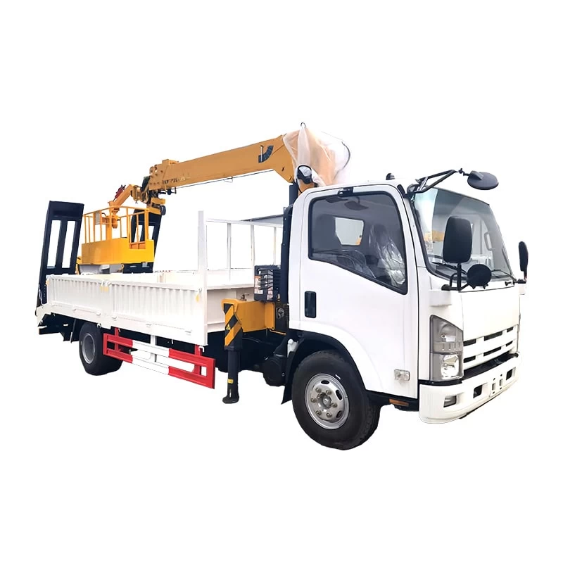 Japan Isuzu 5 Ton Brand 4x2 Cargo Truck Mounted Crane Thumbnail
