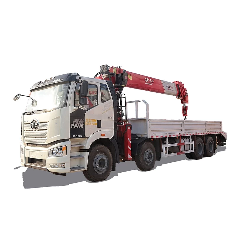FAW 4*2 straight arm mobile truck mounted crane Thumbnail
