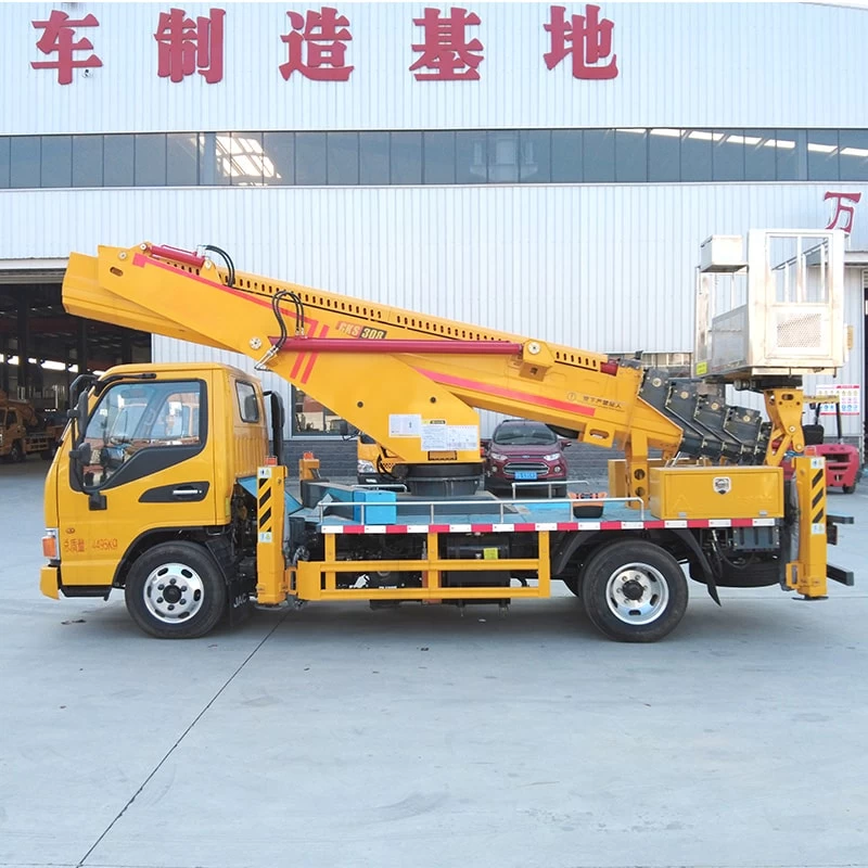 JAC 30 meters boom lift aerial work bucket truck Front Side View