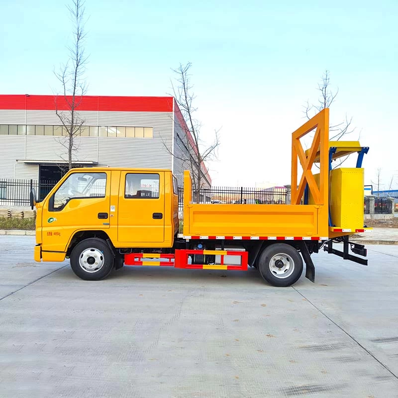 JMC 70km/h collision prevention anti-collision buffer truck Front Side View 