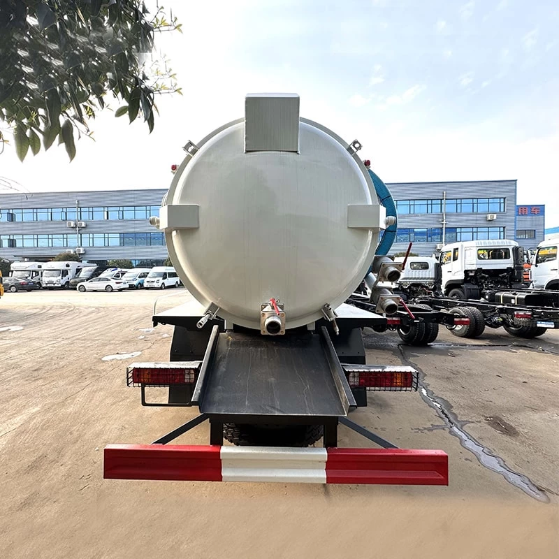 HOWO 20 cubic jetting vaccum sewage suction tanker trucks Back Image
 