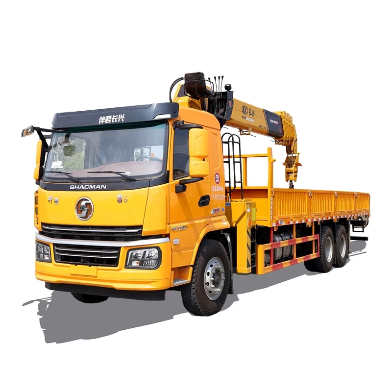 SHACMAN 8*4 9.8 meter truck mounted telescopic crane Thumbnail
