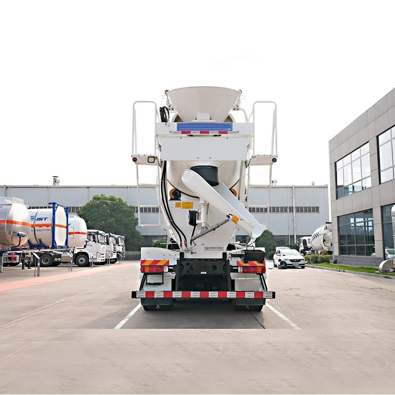 FAW 8*4 heavy duty mixer truck 10 m3 with speed control Back Image