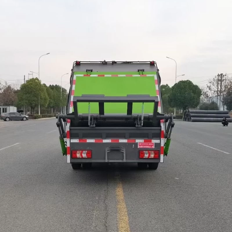 JAC 8 CBM 4 x2 Small Rubbish Conpressing Truck for Sale Back Image