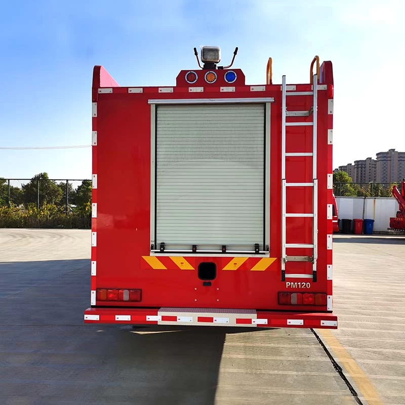 Howo 6x4 15ton Water Tank Fire fighting Truck Back Image