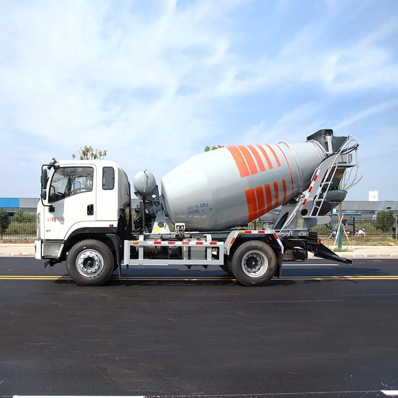 SHACMAN low price 8*4 8m3 concrete mixer truck Front Side View
