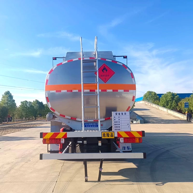 FAW Aluminum Alloy 30500L Fuel Tank Truck Price Back Image
