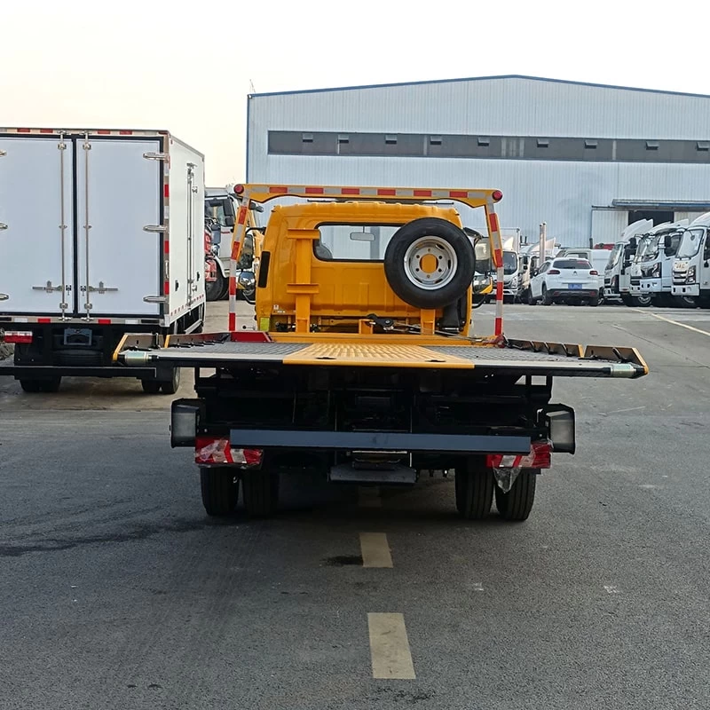 Euro 2 3 4 5 JAC 5 ton 4*2 wrecker tow truck recovery truck Back Image
