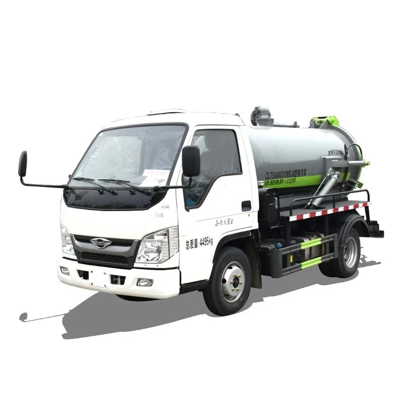 Foton 4*2 2000L vacuum truck sewage suction Thumbnail
