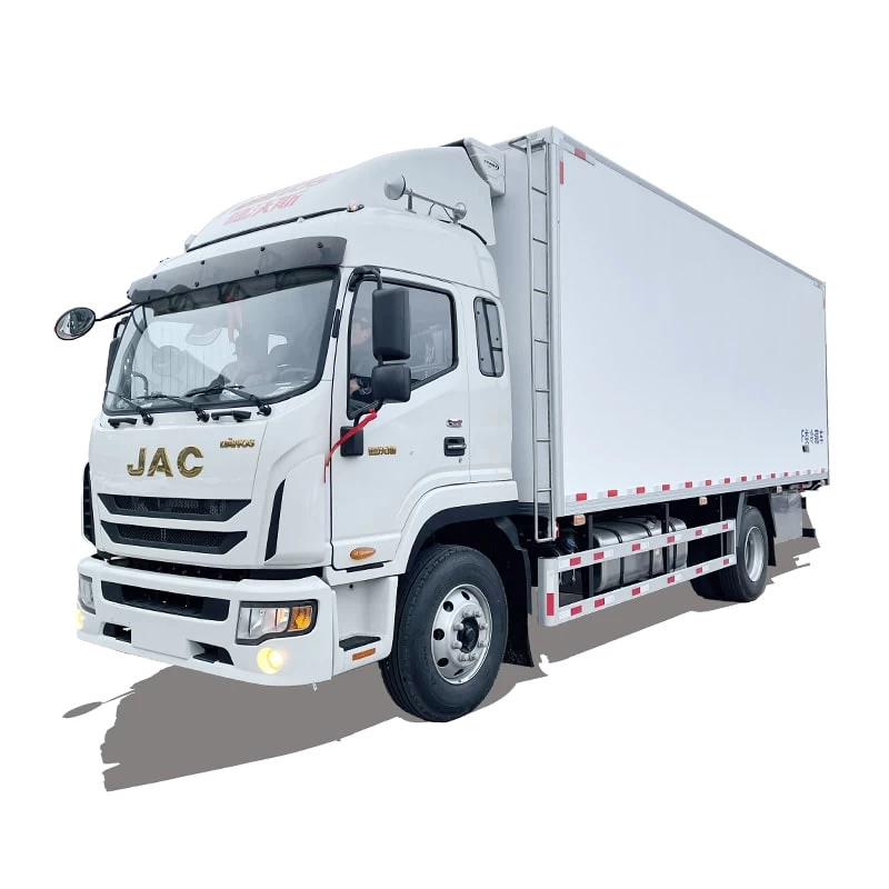 JAC 4*2 reefer fresh food refrigerator trucks for sale Thumbnail