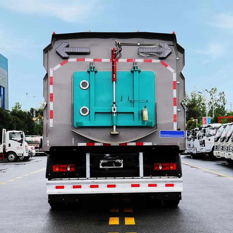 DongFeng 18ton Pure Electric Road Street Sweeper Truck Back image