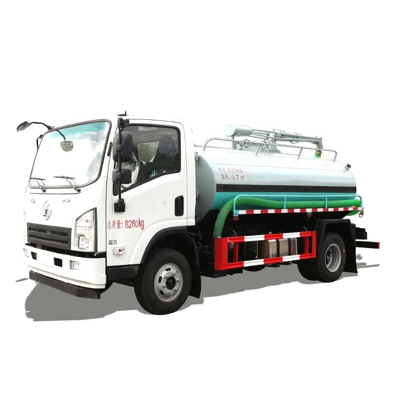 FAW 5000L manual vacuum pump fecal suction truck Thumbnail