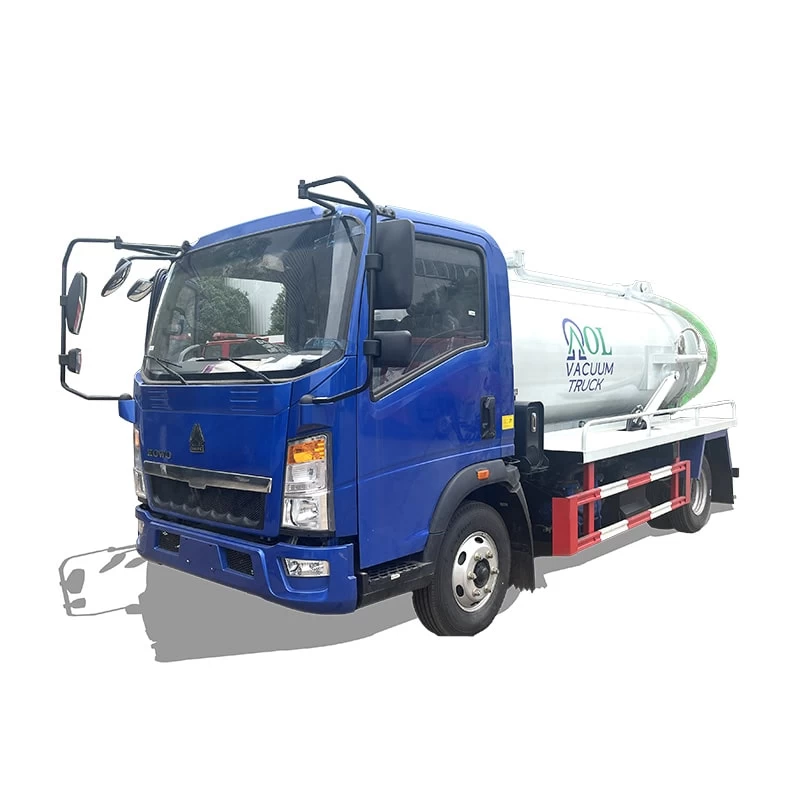 SINOTRUK 4*2 5 cubic vaccum sewage fecal suction truck Thumbnail
