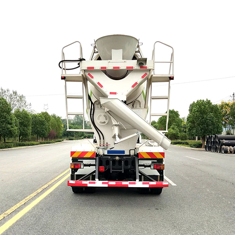 ISUZU 8*4 4 axles concrete mixer trucks Back Image 