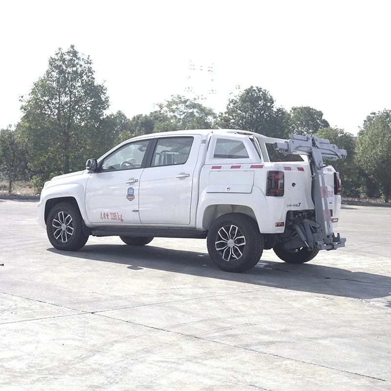 JMC underground parking pickup tow trucks wreckers Oblique Front View