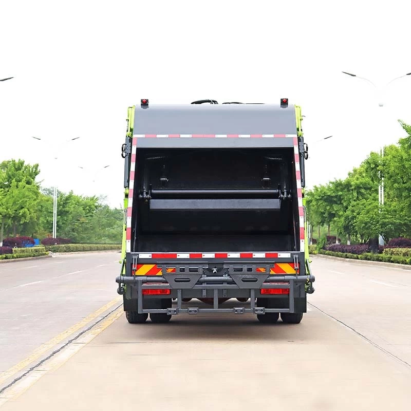 Dongfeng 4*2 12cbm compression garbage truck Back Image