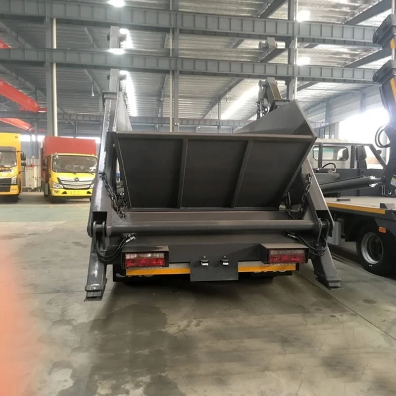 JAC 6CBM 8CBM Hydraulic Arm Roll Skip Loader Garbage Truck  Back Image