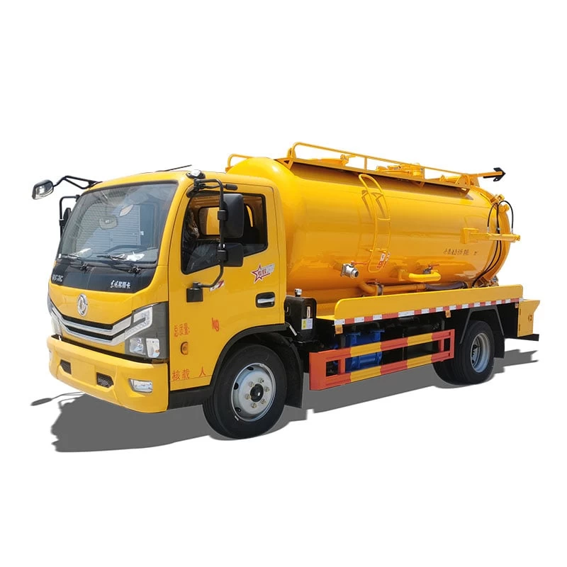 Dongfeng 10m3 vacuum pump cleaning sewage suction trucks Thumbnail