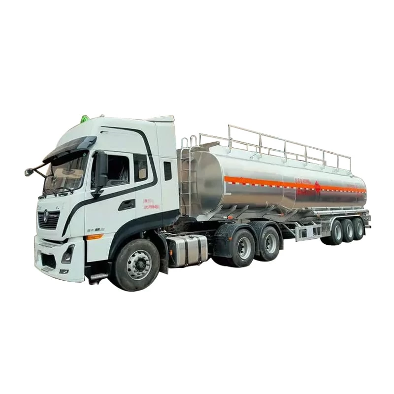 3 Axles 46000L Water Edible Cooking Oil Delivery Tank Thumbnail
