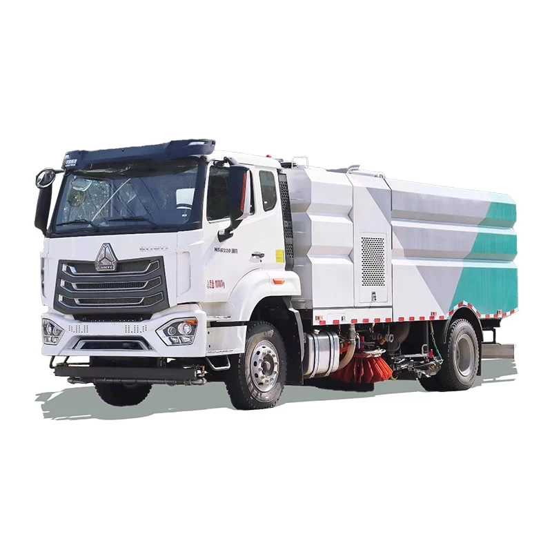 SINOTRUK 4*2 new or used price of road sweeper truck Thumbnail
