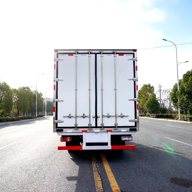 JAC 18m3 small mini meet vegetable refrigerated trucks Back Image