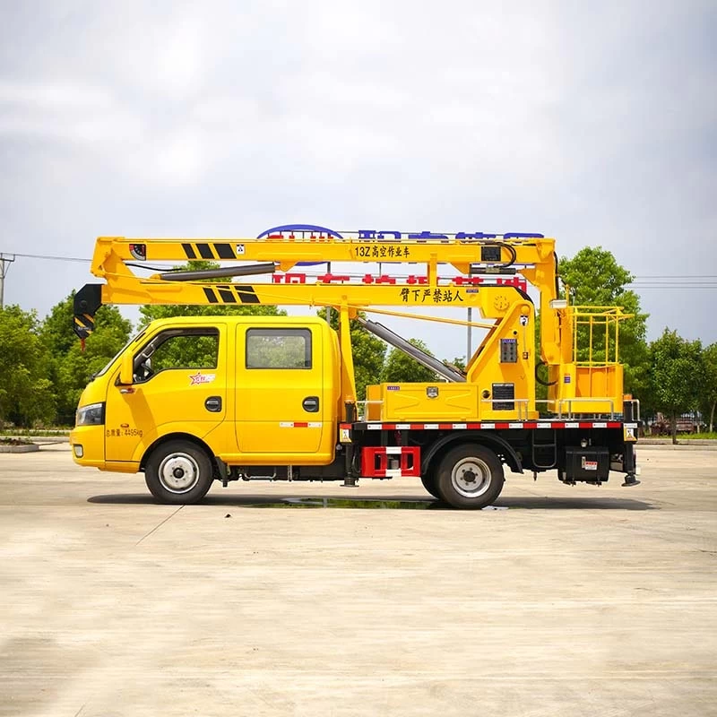 DongFeng 4x2 aerial working platform truck Front Side View