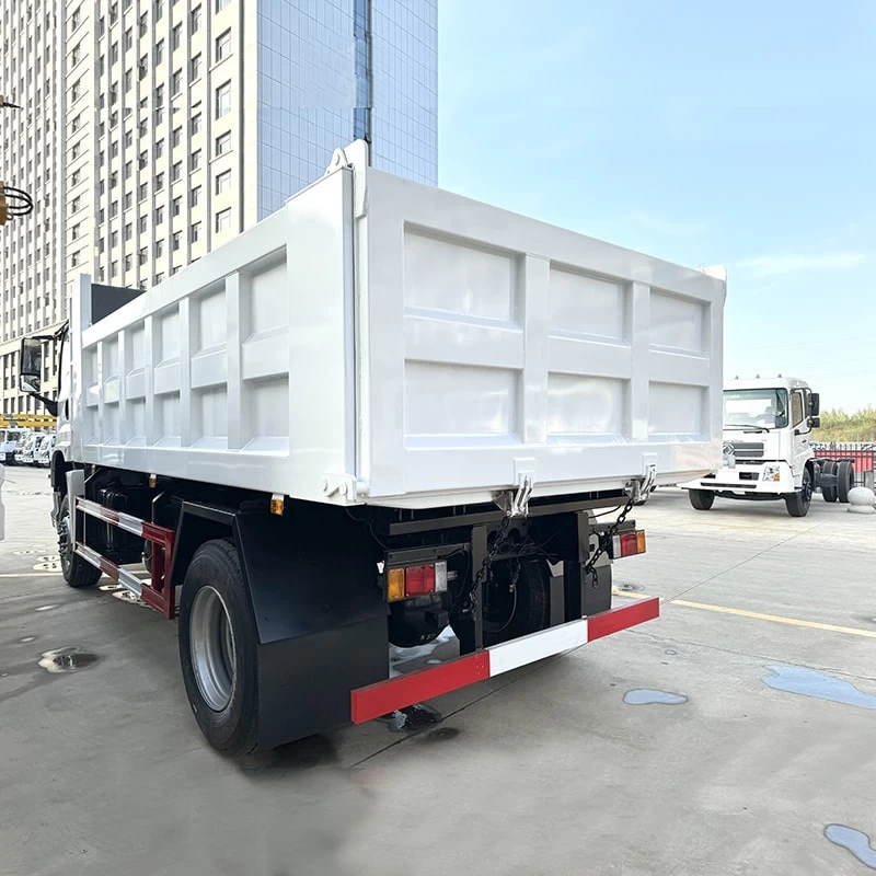 Isuzu brand new or used 4*2 6 wheel isuzu dump truck price Oblique Back Plot 