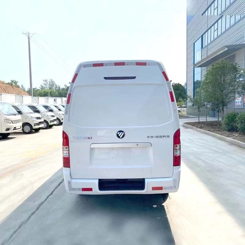 2 ton Frozen food transportation refrigerator van truck Back Image
