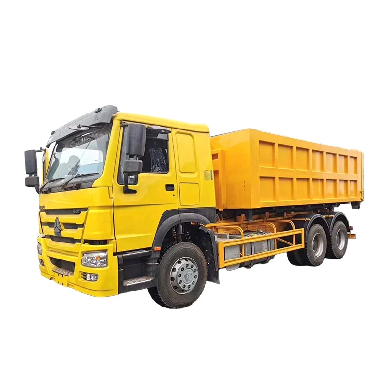 New or Used Howo 6x4  25 Ton Roll Off Refuse Collector Truck Thumbnail
