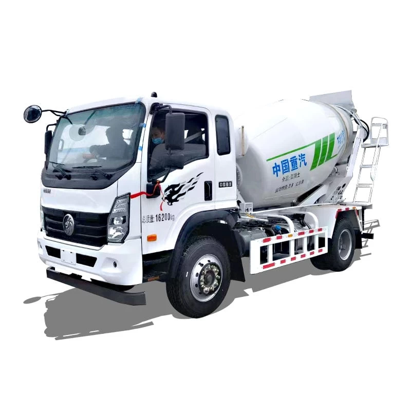 HOWO 4*2 4 cbm small concrete mixer truck Thumbnail 