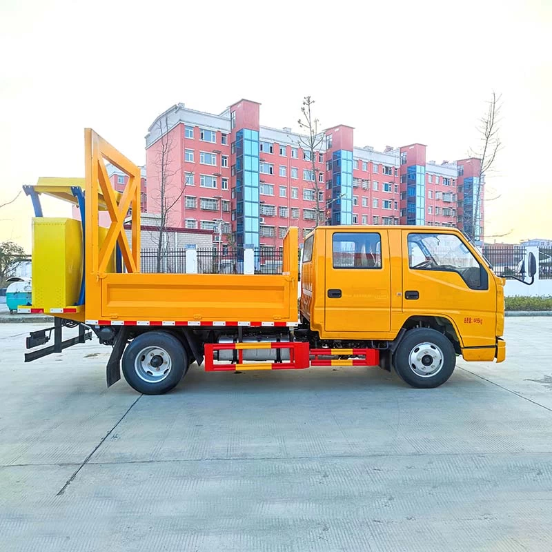 JMC 70km/h collision prevention anti-collision buffer truck Front Side View 