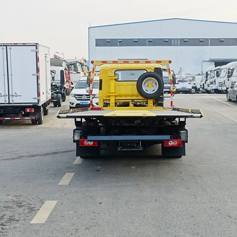 China brand foton 4*2 recovery truck tow truck wreckers Back Image
