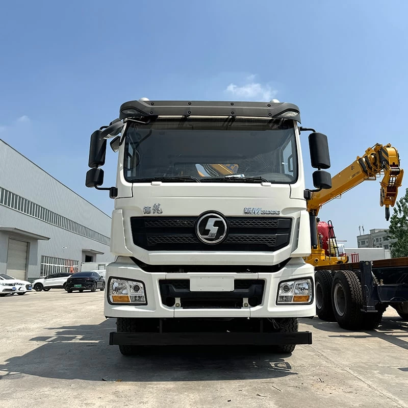 Shacman Heavy Duty 8x4 16Ton Folding Knuckle Crane Truck
Front View