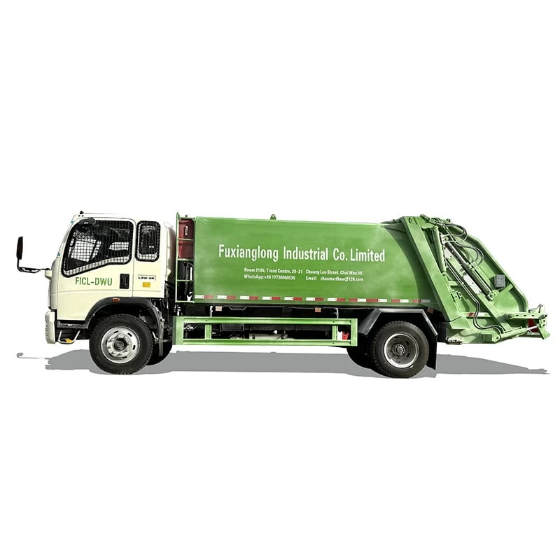 Howo 9 CBM 4x2 Small Compressing Rubbish Truck for Sale Thumbnail
