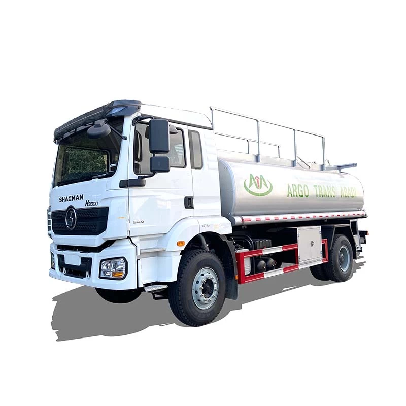 Shacman 4x2 15000 litres mobile fuel tanker truck Thumbnail 
