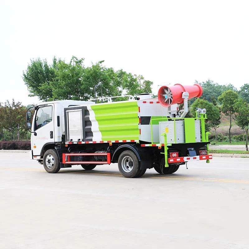 FOTON 3ton dust suppression truck water spray truck Oblique Back Plot