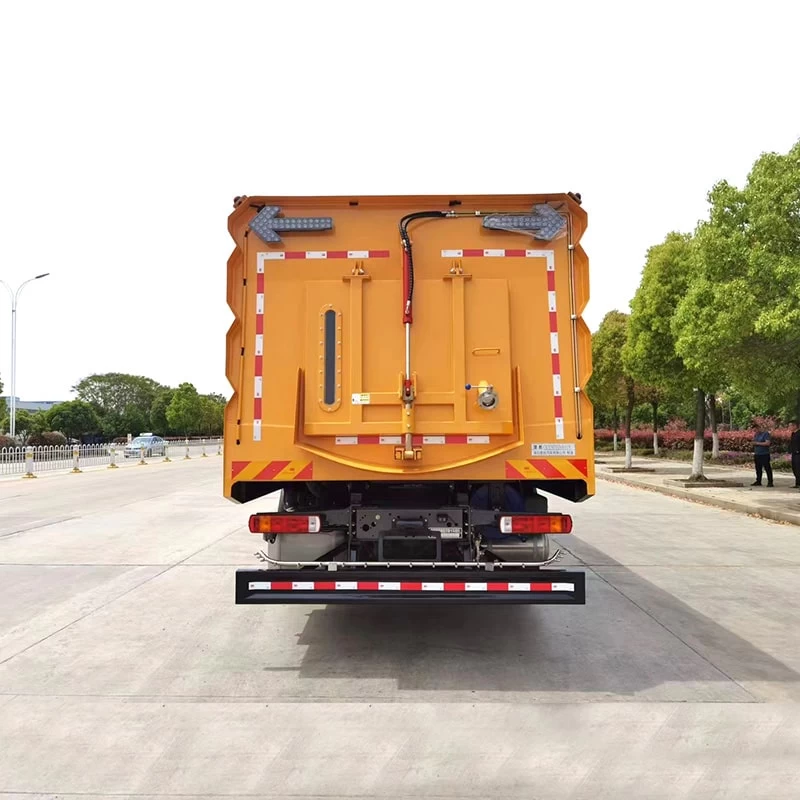 SINOTRUK high pressure 6*4 road street sweeper trucks Back Image
