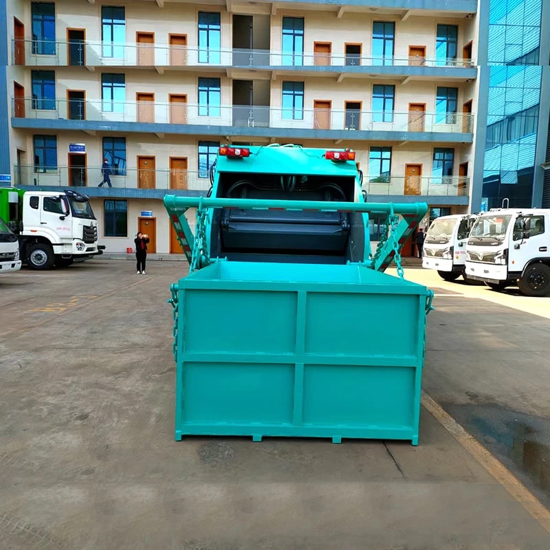 SHACMAN 12 CBM Garbage Compressing Transport Truck Price Back Image