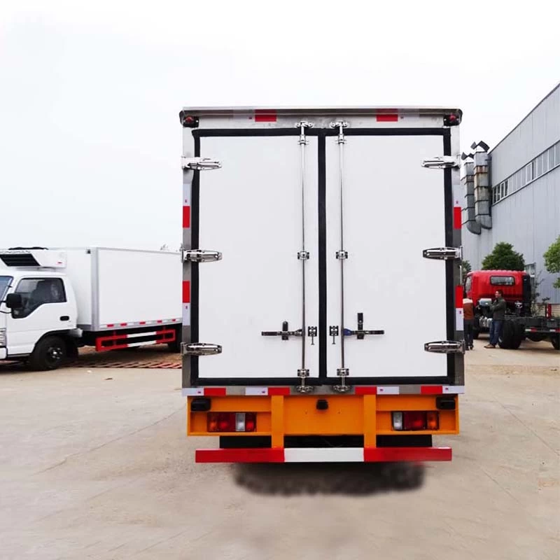 Isuzu 4x2 4.2m Refrigerated Box Van Refrigerator Truck Back Image